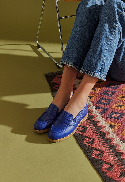 Mocasin Mujer / Coligue Azul